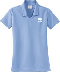 Ladies Nike Dri-Fit Micro Pique Polo, Valor Blue